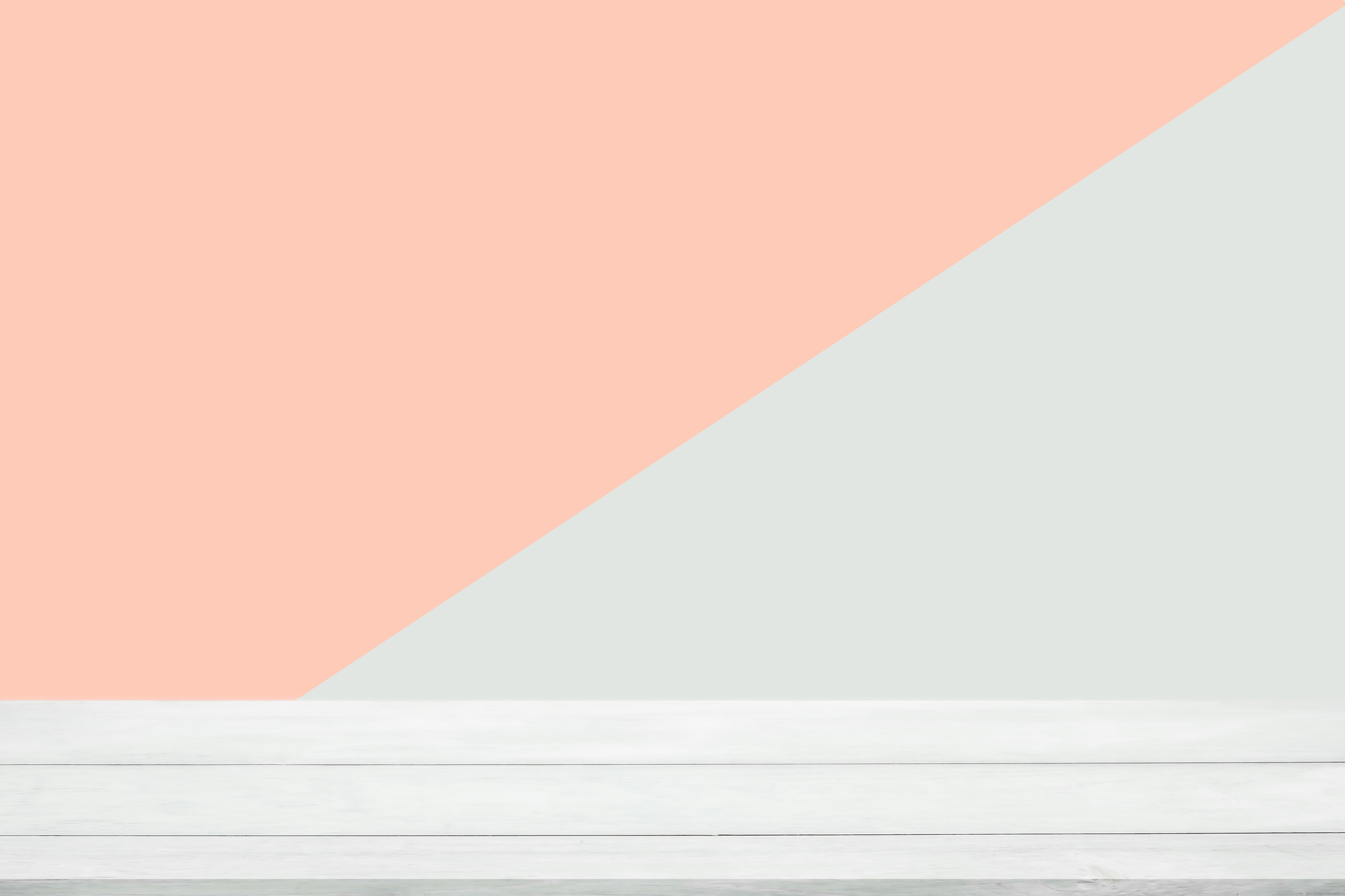 Empty Wooden Desk Pastel Background 
